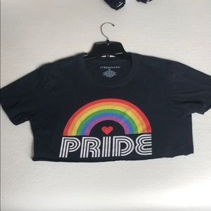 Gay pride crop top